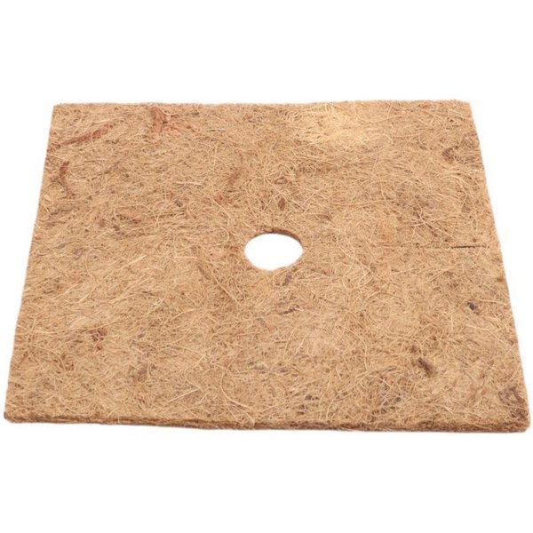 Wacredo Kokosmatte Kokosmatte 45 cm x 45 cm, Winterschutz, Kälteschutz, Pflanzenschutz - Mulchscheibe