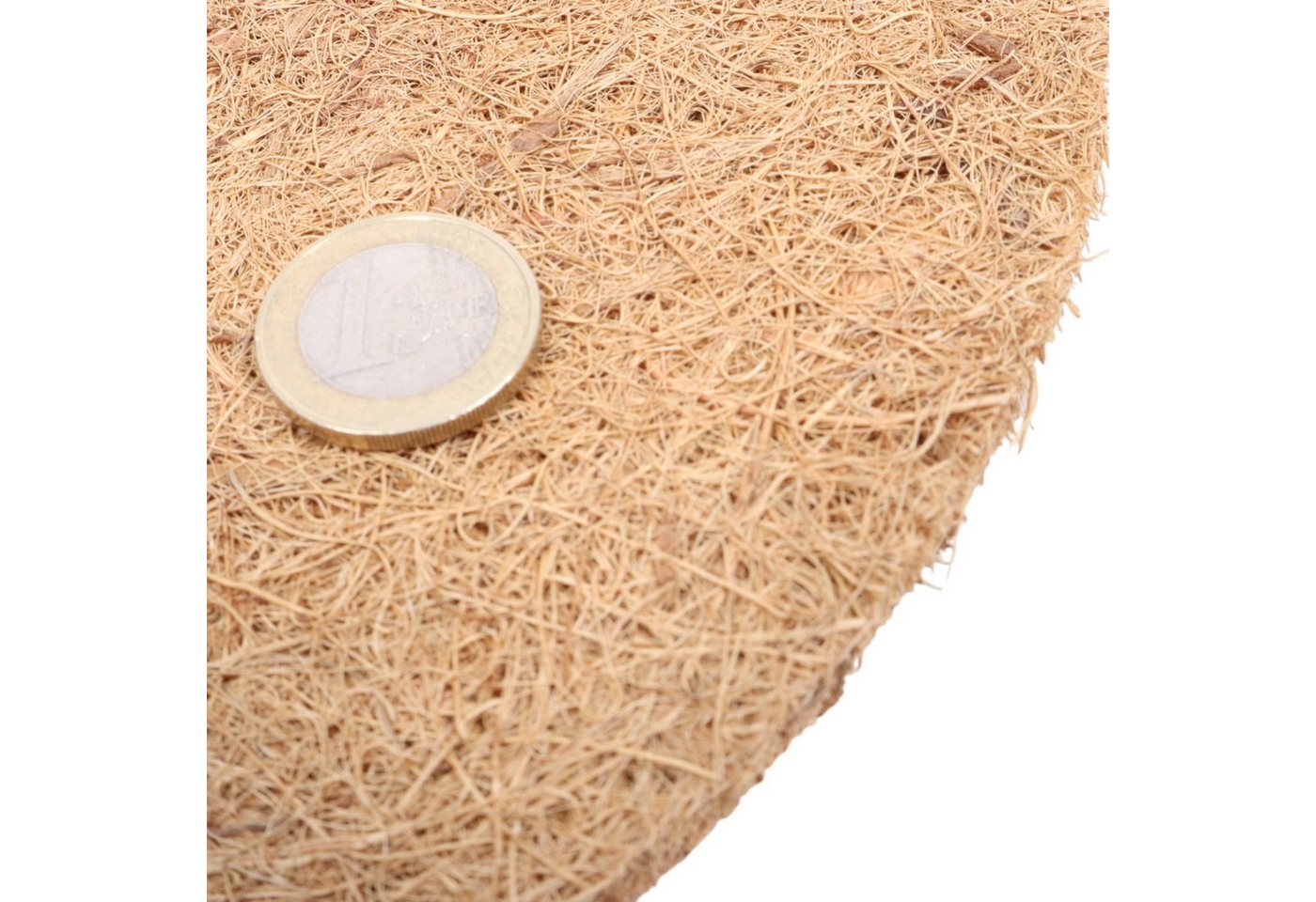 Wacredo Kokosmatte Kokosmatte rund Ø 30cm, Winterschutz, Kälteschutz, Pflanzenschutz - Mulchscheibe – Bild 3 von 5