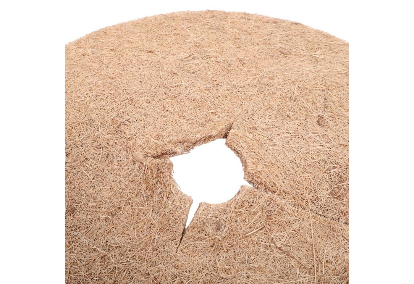 Wacredo Kokosmatte Kokosmatte rund Ø 30cm, Winterschutz, Kälteschutz, Pflanzenschutz - Mulchscheibe – Bild 4 von 5