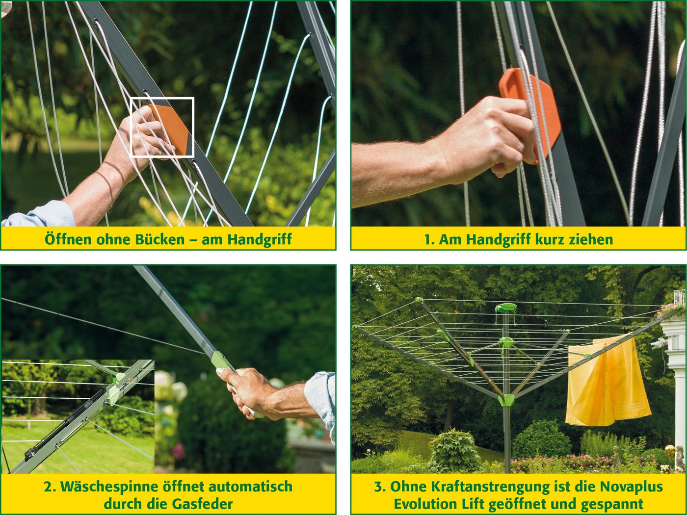 Juwel Wäschespinne Juwel Wäschespinne Novaplus Evolution Lift, Wäscheleine – Bild 2 von 5