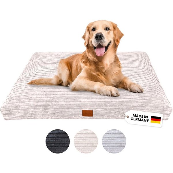 Wahre Tierliebe Tierbett Cozy, kuschliges Hundebett, orthopädisch, waschbar, pflegeleicht, verschiedene Größen & Farben, extra weiches Material, wasserabweisend