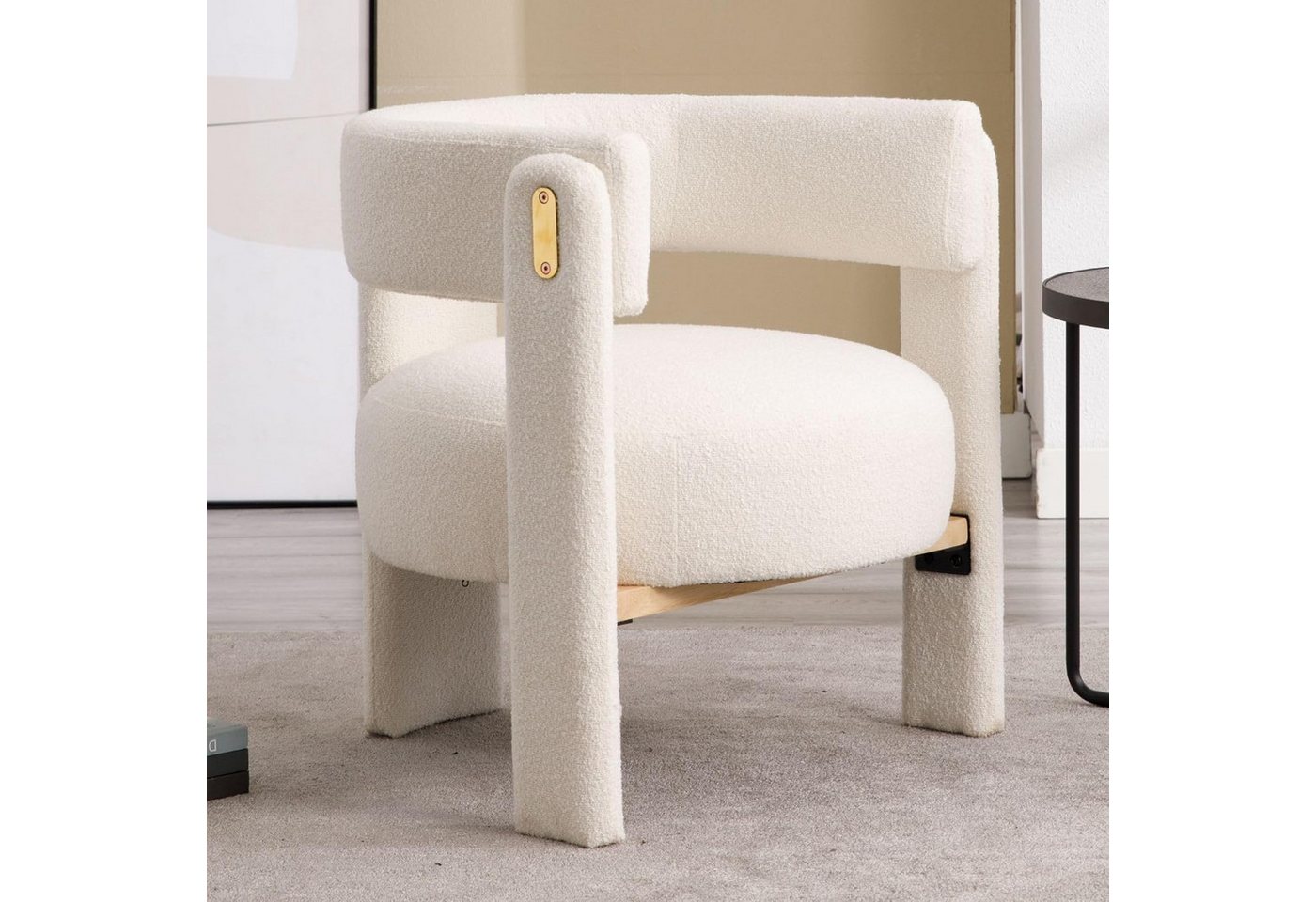 WAHSON OFFICE CHAIRS Ohrensessel Moderner Loungesessel mit hoher Rückenlehne für Wohn- & Schlafzimmer – Bild 2 von 5