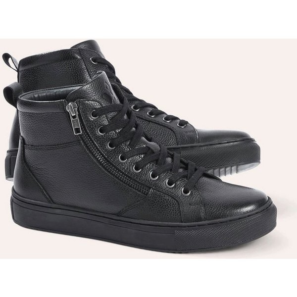Walbusch Herren Leder-Schnürer Hightop. Schnürschuh