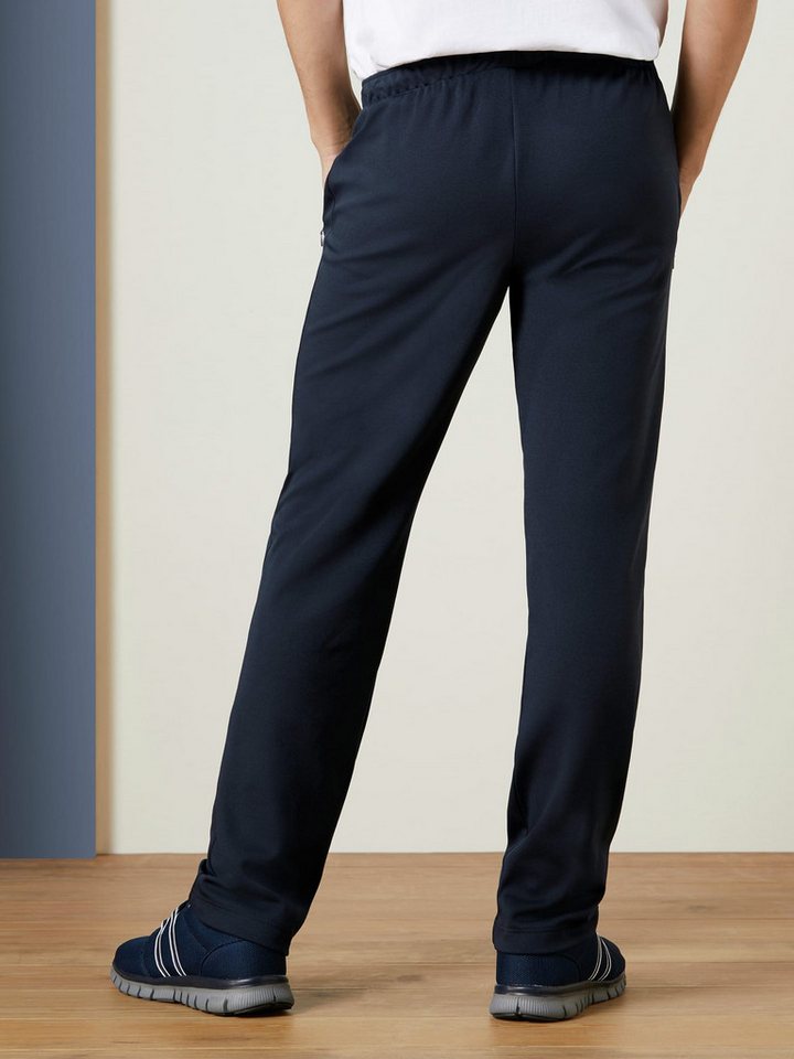 Walbusch Homewearhose Herren Freizeithose Extraglatt bügelfrei komfortabel Homewearhose Kurzgröße, Baumwolle, plattiert, hautsympathisch – Bild 3 von 5