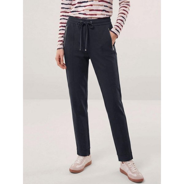 Walbusch Jogger Pants Damen Jogpant aus Strukturjersey Regular fit, modern, bügelfrei, Kurzgröße