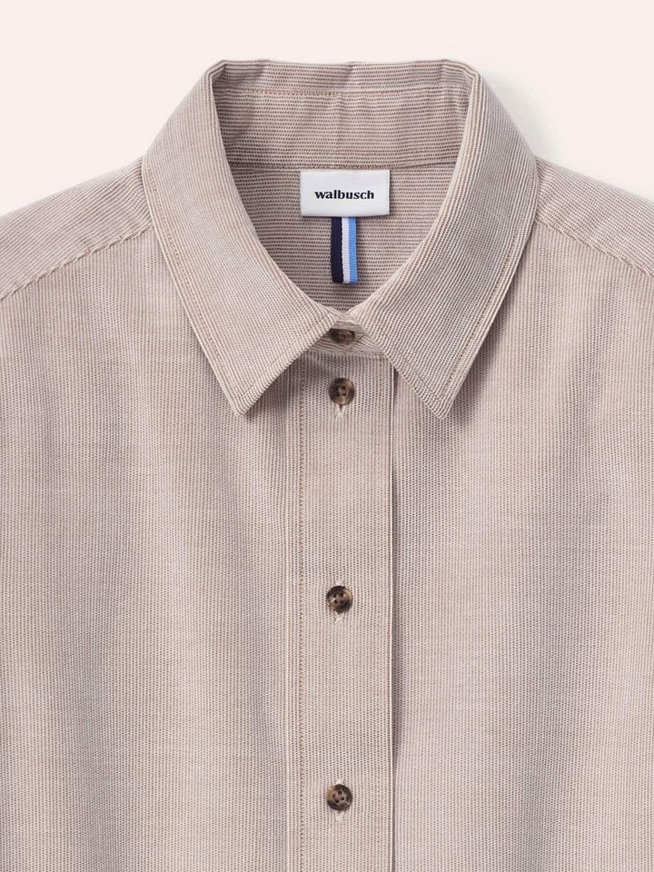 Walbusch Langarmbluse Damen Two-Tone Cord Bluse Boxi Blusenkragen Langarm, modisch, pflegeleicht, atmungsaktiv, wärmend – Bild 4 von 4