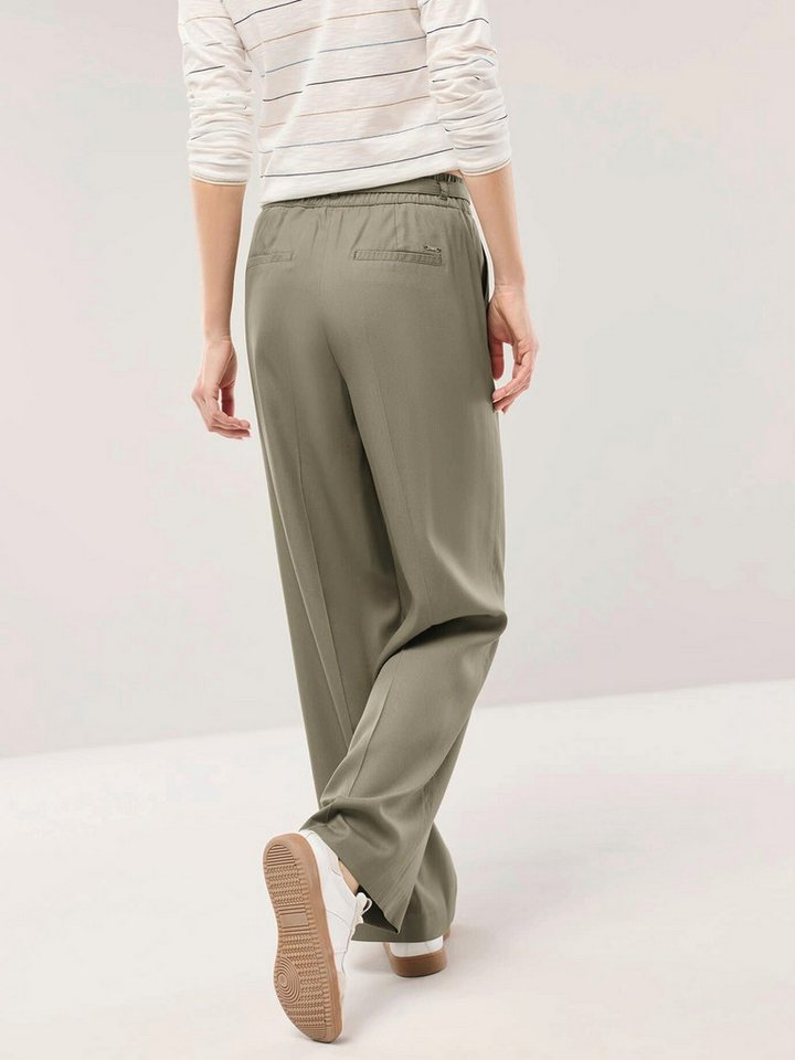 Walbusch Marlene-Hose Damen Marlene aus kühlendem Gewebe Regular Fit inklusive Gürtel Sommerhose Kurzgröße, Flex-Bund, Lyocell-Viskose, pflegeleicht – Bild 3 von 4