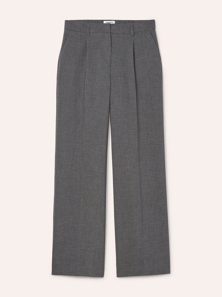 Walbusch Marlene-Hose Damen Marlene Kofferhose Regular fit, elegant, knitterarm, Kurzgröße – Bild 2 von 4