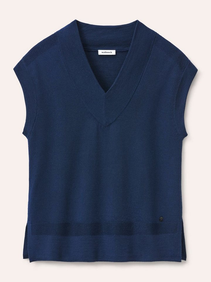 Walbusch Pullunder Damen Merino Pullunder mit V-Ausschnitt, modern, wärmend – Bild 2 von 4