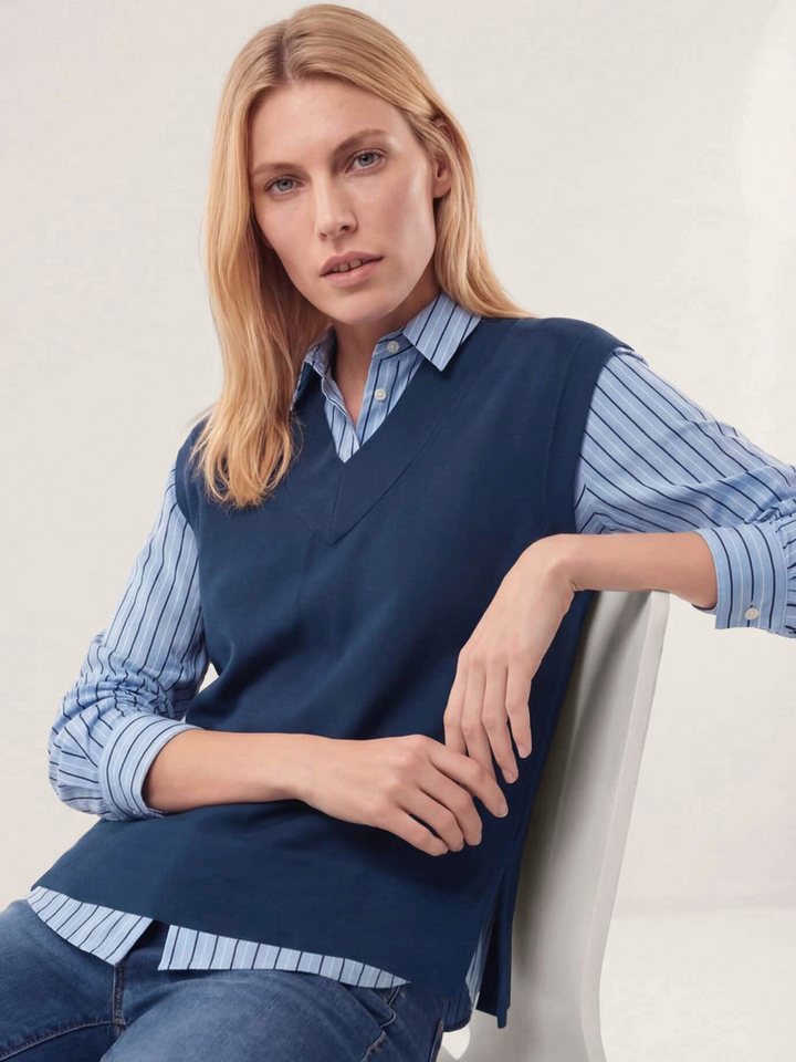 Walbusch Pullunder Damen Merino Pullunder mit V-Ausschnitt, modern, wärmend – Bild 3 von 4