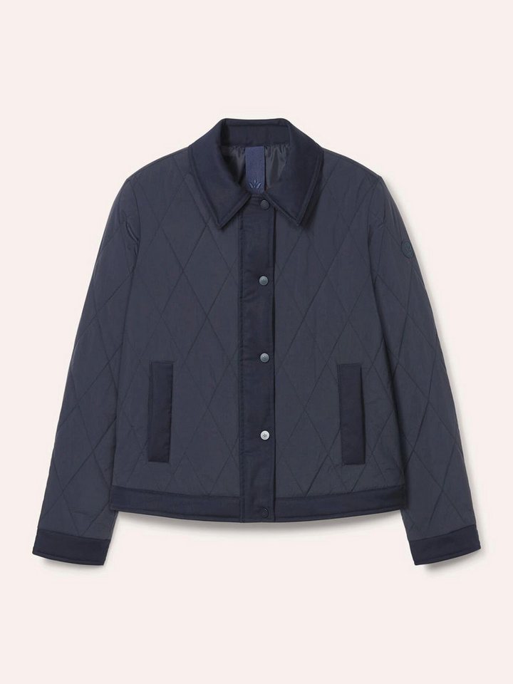 Walbusch Steppjacke Damen Kurze Steppjacke mit Materialmix Kleiner Kragen, wasserabweisend – Bild 2 von 4