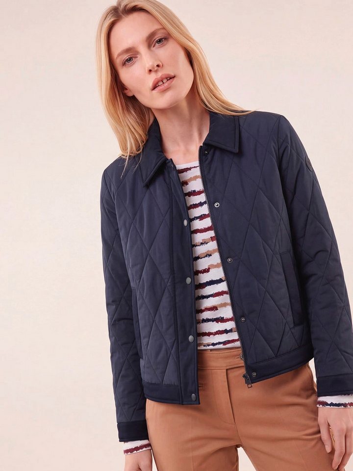 Walbusch Steppjacke Damen Kurze Steppjacke mit Materialmix Kleiner Kragen, wasserabweisend – Bild 3 von 4