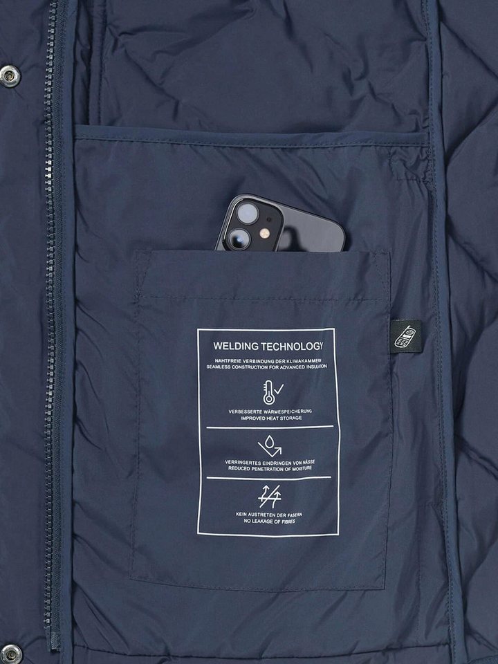 Walbusch Steppjacke Damen Leichte Steppjacke mit Rautenmuster ohne Nähte Stehkragen, modern, wasserabweisend – Bild 4 von 4