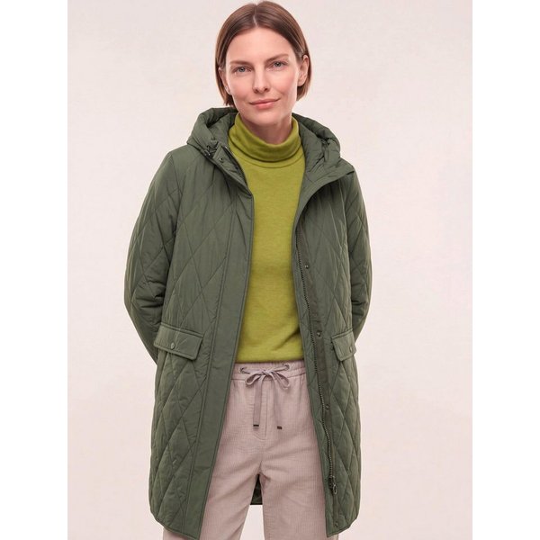 Walbusch Steppmantel Damen Sandwich-Leicht-Steppmantel Stehkragen, modern, wasserabweisend