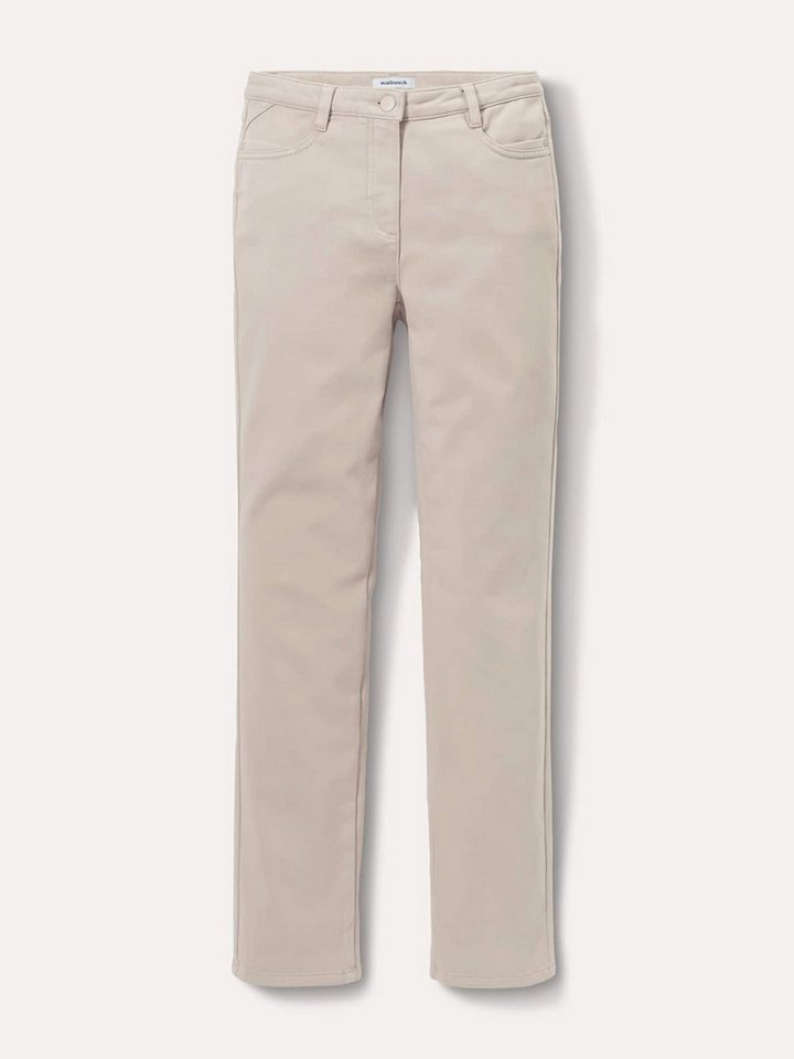 Walbusch Stretch-Hose Damen Powerstretch-Hose Wintertouch Regular Fit Flex-Bund warm Baumwollhose, soft angeraut, elastisch, Five-Pocket, pflegeleicht – Bild 2 von 4