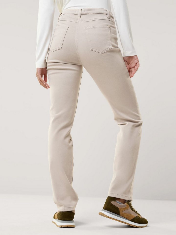 Walbusch Stretch-Hose Damen Powerstretch-Hose Wintertouch Regular Fit Flex-Bund warm Baumwollhose, soft angeraut, elastisch, Five-Pocket, pflegeleicht – Bild 3 von 4