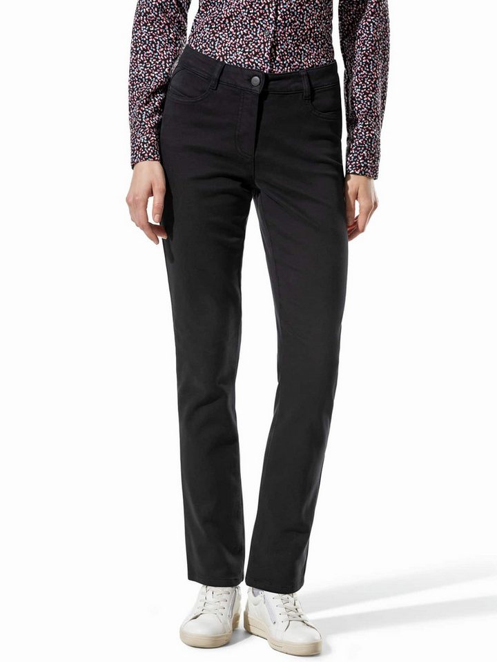 Walbusch Stretch-Hose Damen Powerstretch-Hose Wintertouch Regular Fit Flex-Bund warm Baumwollhose, soft angeraut, elastisch, Five-Pocket, pflegeleicht – Bild 5 von 5