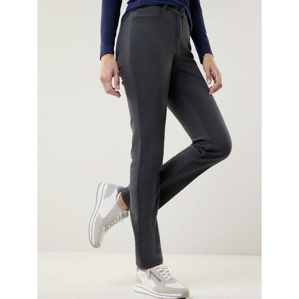 Walbusch Stretch-Hose Damen Powerstretch-Hose Wintertouch Regular Fit Flex-Bund warm Baumwollhose, soft angeraut, elastisch, Five-Pocket, pflegeleicht