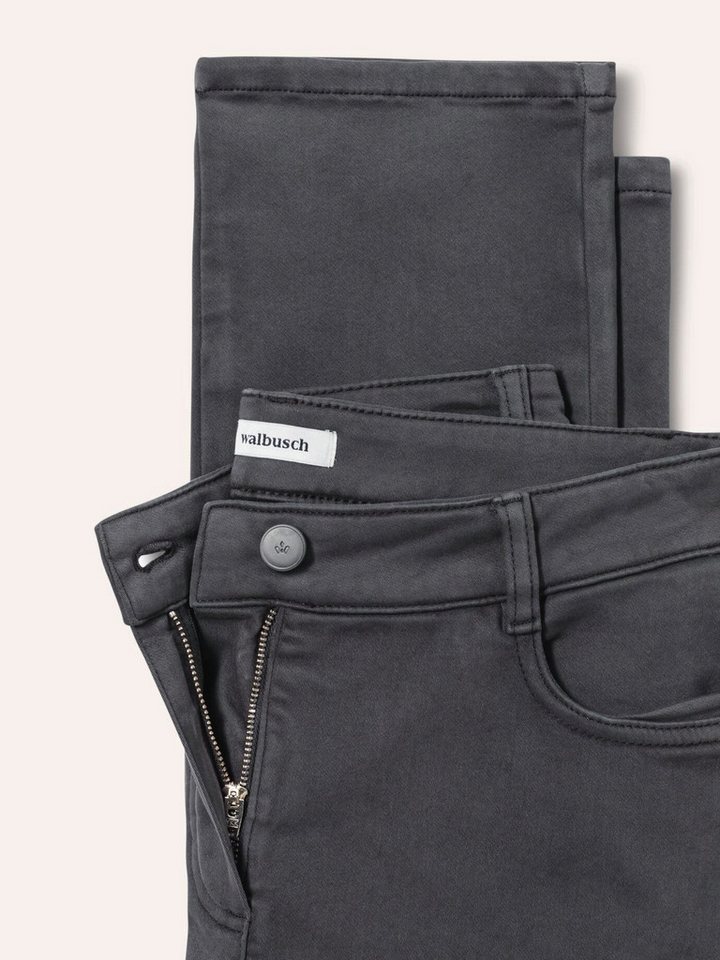 Walbusch Stretch-Hose Damen Powerstretch-Hose Wintertouch Regular Fit Flex-Bund warm Baumwollhose, soft angeraut, elastisch, Five-Pocket, pflegeleicht – Bild 4 von 5