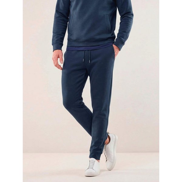 Walbusch Sweathose Herren Sweathose mit Baumwolle, modern, pflegeleicht, Kurzgröße