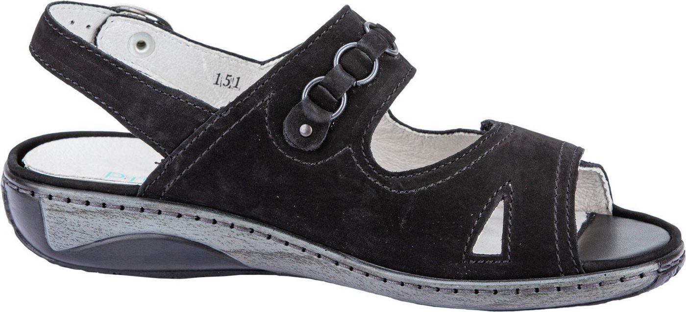 Waldläufer GARDA Riemchensandale, Sommerschuh, Sandalette, Keilabsatz, mit Druckknopf, G-Weite – Bild 4 von 5