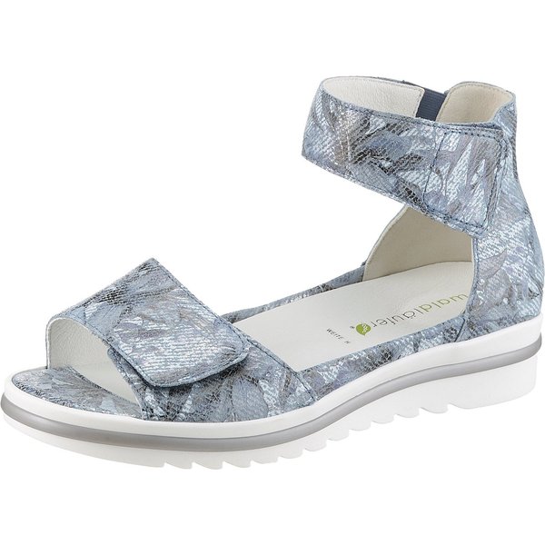Waldläufer HAKURA Plateausandale, Sandalette, Sommerschuh, Bequemschuh mit Klettverschlüsse, H-Weite