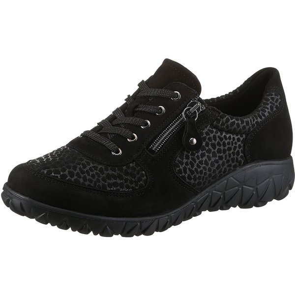 Waldläufer HAVY-Soft Schnürschuh Freizeitschuh, Halbschuh, Komfortschuh mit Reißverschluss, H-Weite