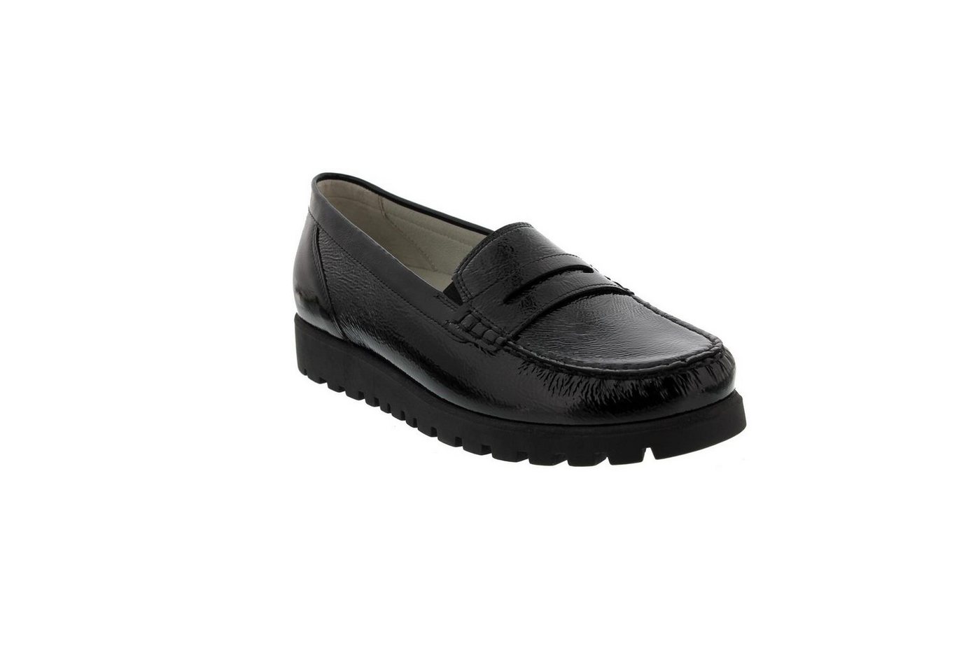 Waldläufer Waldläufer Hegli, Slipper, Profilsohle, Taipei (Lackleder), schwarz, W Slipper – Bild 2 von 5