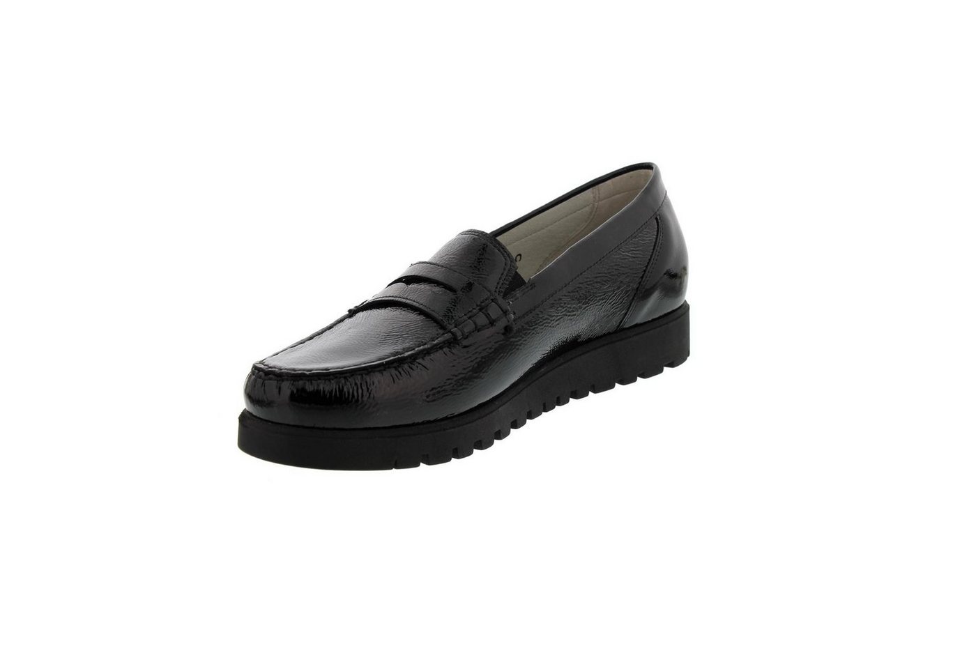 Waldläufer Waldläufer Hegli, Slipper, Profilsohle, Taipei (Lackleder), schwarz, W Slipper – Bild 4 von 5