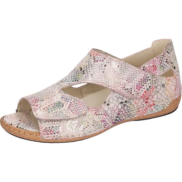 Waldläufer Heliett Sandale, Sommerschuh, Sandalette, Keilabsatz, geschlossene Ferse, H-Weite