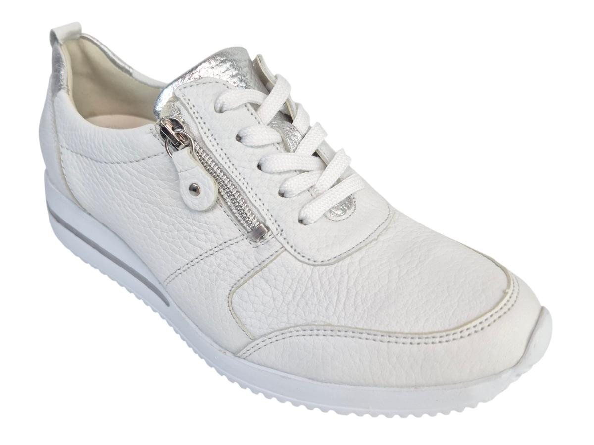 Waldläufer Himona HIRSCH weiss ZIP Slipper – Bild 3 von 3