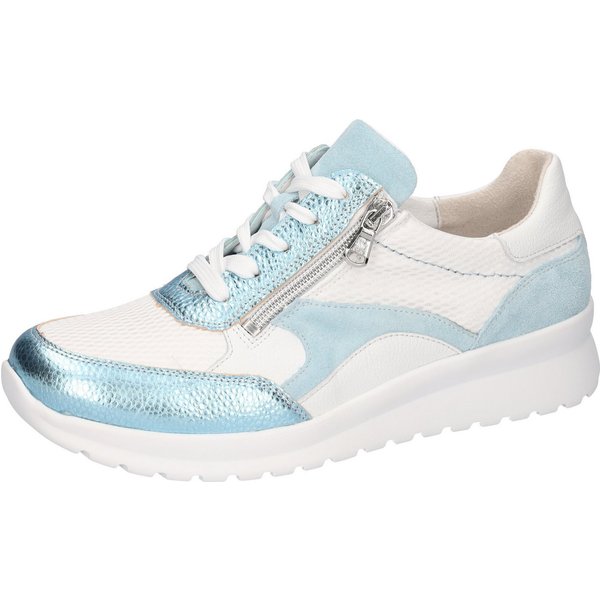 Waldläufer K-SUNNY Sneaker Schnürschuh, Komfortschuh mit seitlichem Reißverschlus, K-Weite