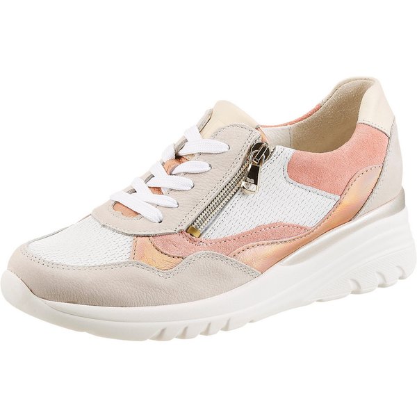 Waldläufer Keilsneaker Schnürschuh, Halbschuh, Freizeitschuh mit Reißverschluss