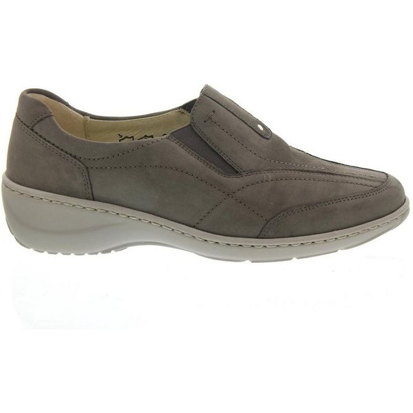 Waldläufer Waldläufer Kya, Slipper, Denver (Nubukleder), pietra (grau), Weite K 6 Slipper