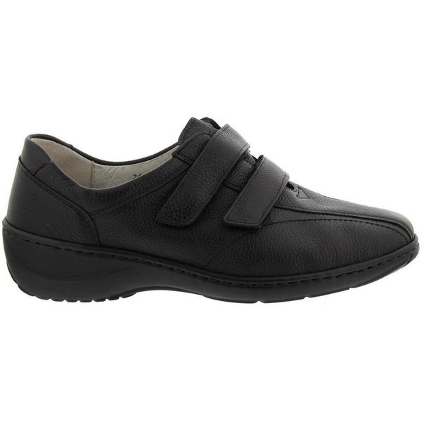 Waldläufer Waldläufer Kya, Klettverschluss, Pigalle (Glattleder), schwarz, Weite Klettschuh