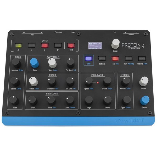 Waldorf Synthesizer (Synthesizer, Digital Synthesizer), Protein - Synthesizer