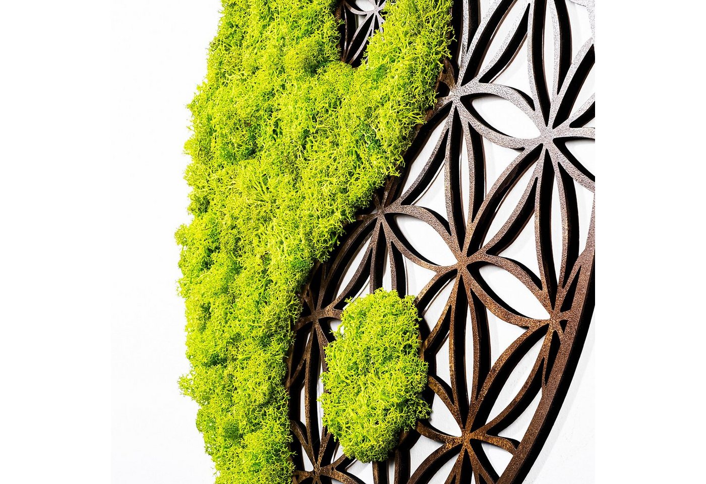Wallity Wanddekoobjekt 100% MDF / MOSS (Thickness: 9 mm), 44 x 1 x 44 cm R1106 – Bild 4 von 5