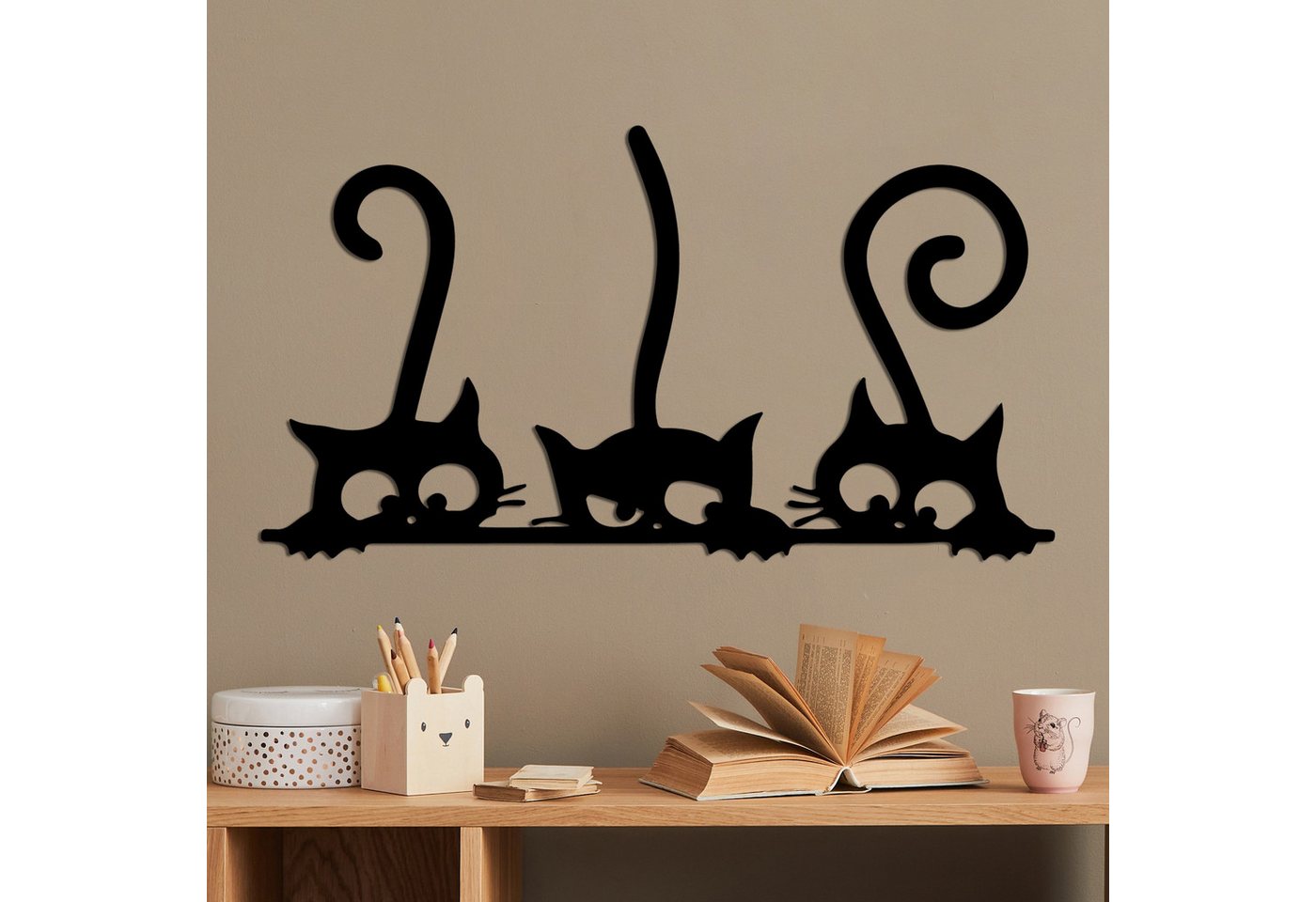 Wallity Wanddekoobjekt 100% METAL (Thickness: 1,5 mm), 60 x 33 cm L3526 – Bild 2 von 5