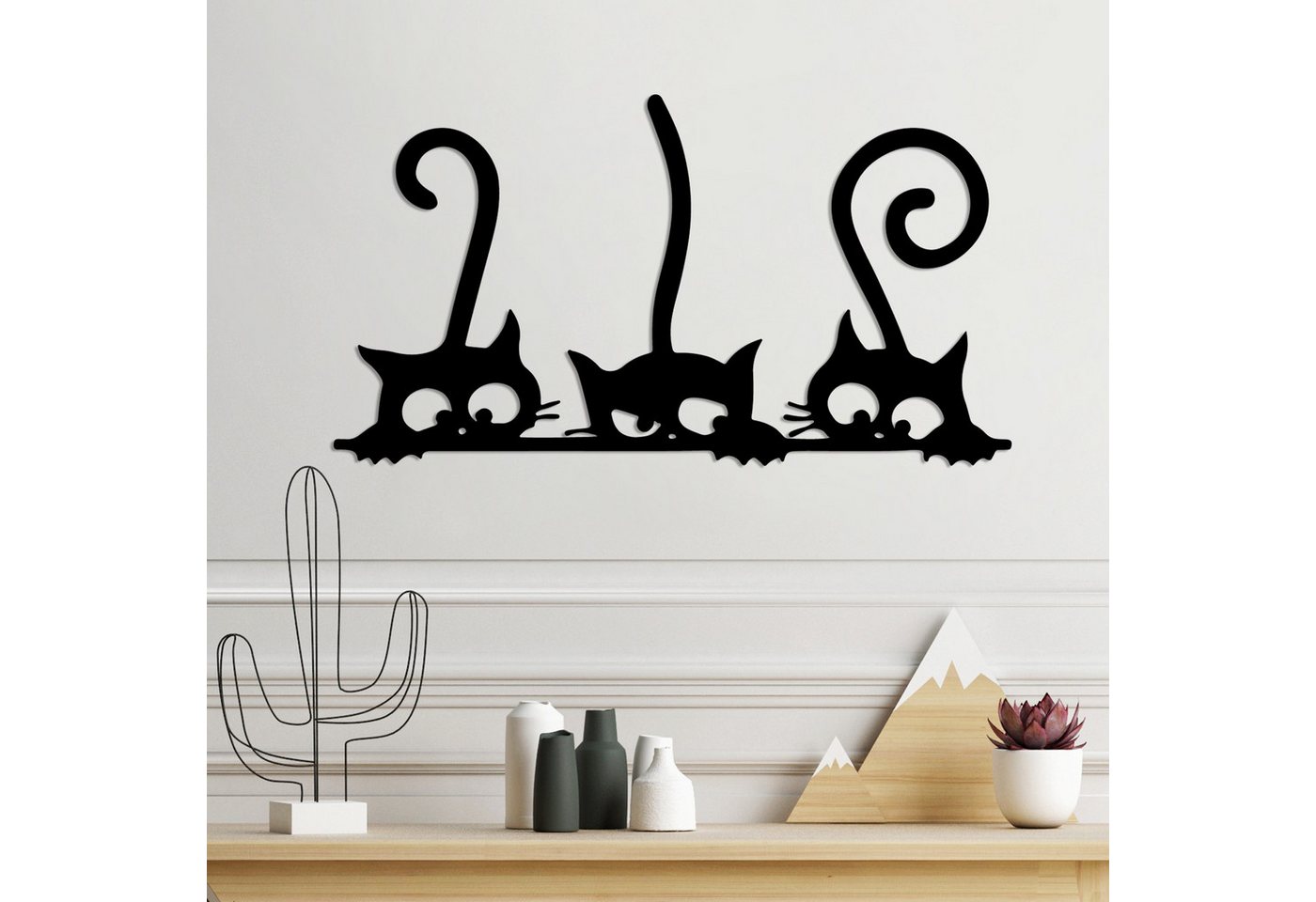 Wallity Wanddekoobjekt 100% METAL (Thickness: 1,5 mm), 60 x 33 cm L3526 – Bild 3 von 5