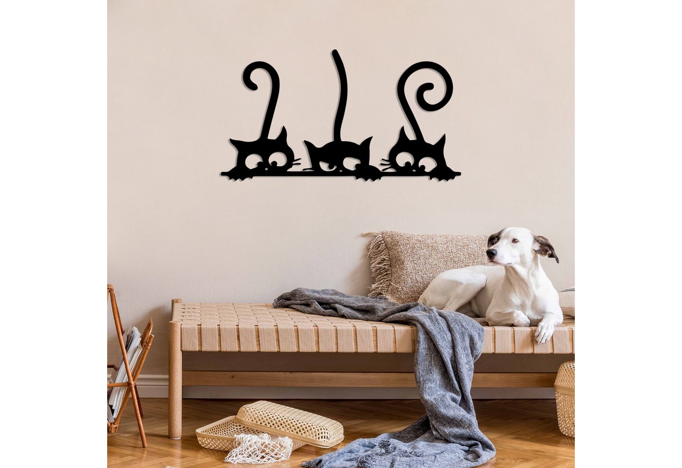 Wallity Wanddekoobjekt 100% METAL (Thickness: 1,5 mm), 60 x 33 cm L3526 – Bild 4 von 5