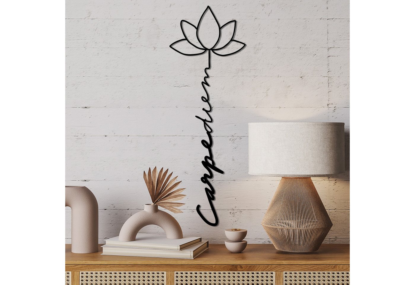 Wallity Wanddekoobjekt 100% METAL (Thickness: 1,5 mm), 21 x 60 cm L3496 – Bild 2 von 5