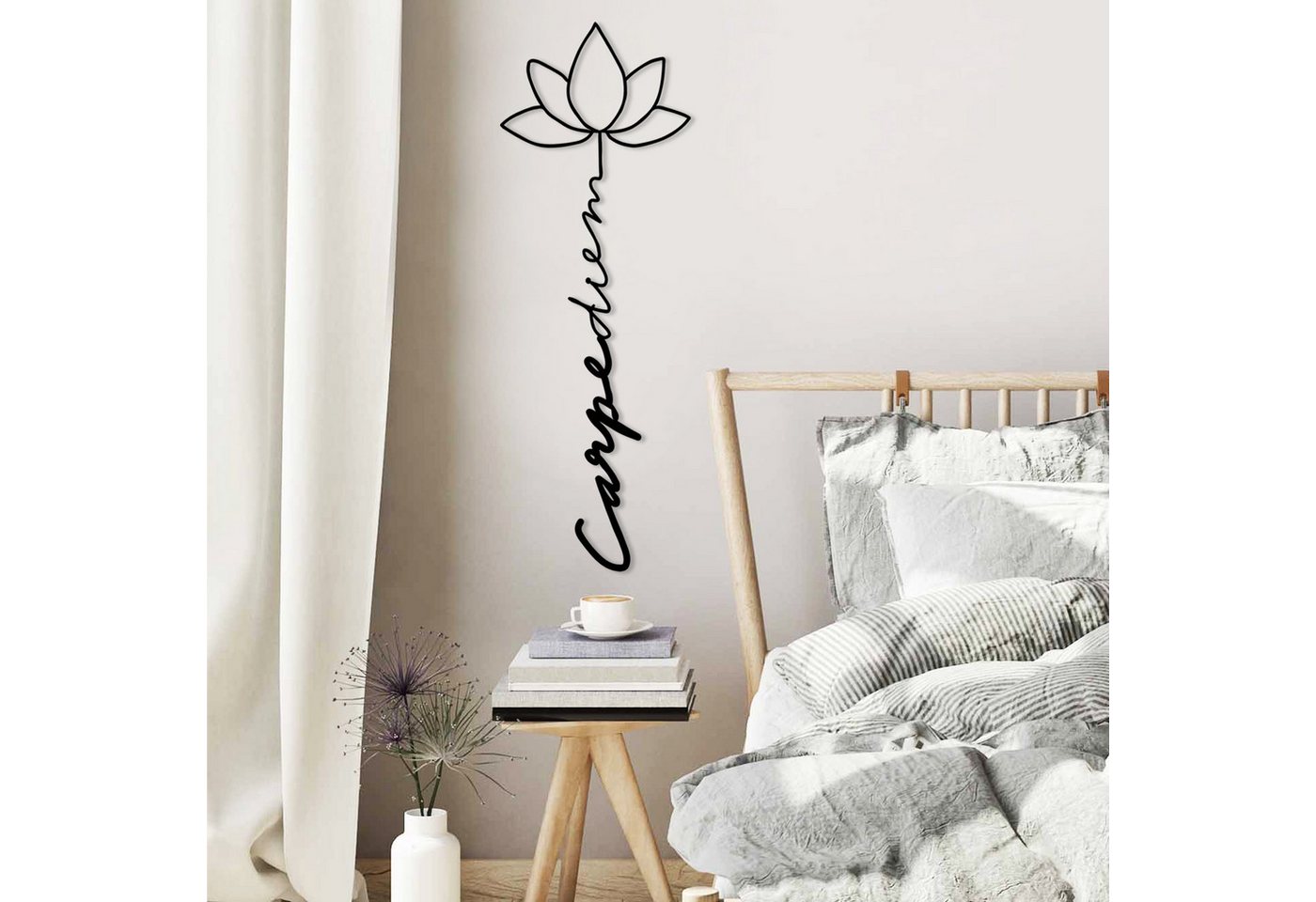 Wallity Wanddekoobjekt 100% METAL (Thickness: 1,5 mm), 21 x 60 cm L3496 – Bild 4 von 5