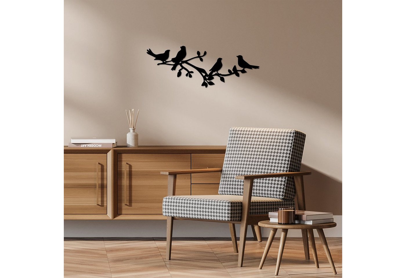 Wallity Wanddekoobjekt 100% METAL (Thickness: 1,5 mm), 70 x 26 cm L2254 – Bild 2 von 5