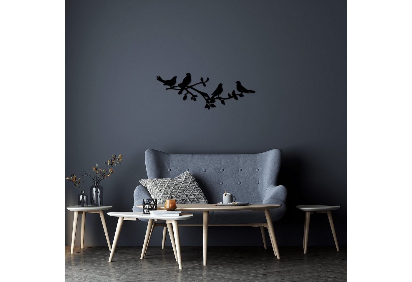 Wallity Wanddekoobjekt 100% METAL (Thickness: 1,5 mm), 70 x 26 cm L2254 – Bild 4 von 5