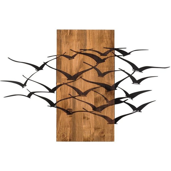 Wallity Wanddekoobjekt 100% METAL (Thickness: 1,2 mm), 86 x 58 cm Z1799