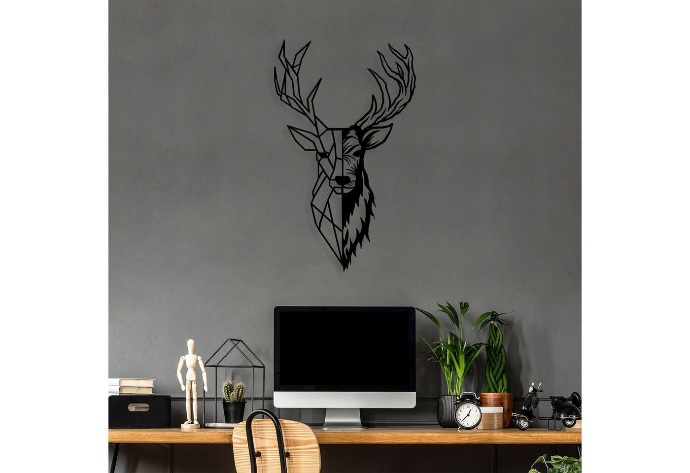 Wallity Wanddekoobjekt 100% METAL (Thickness: 1,5 mm), 42 x 70 cm L2355 – Bild 4 von 5