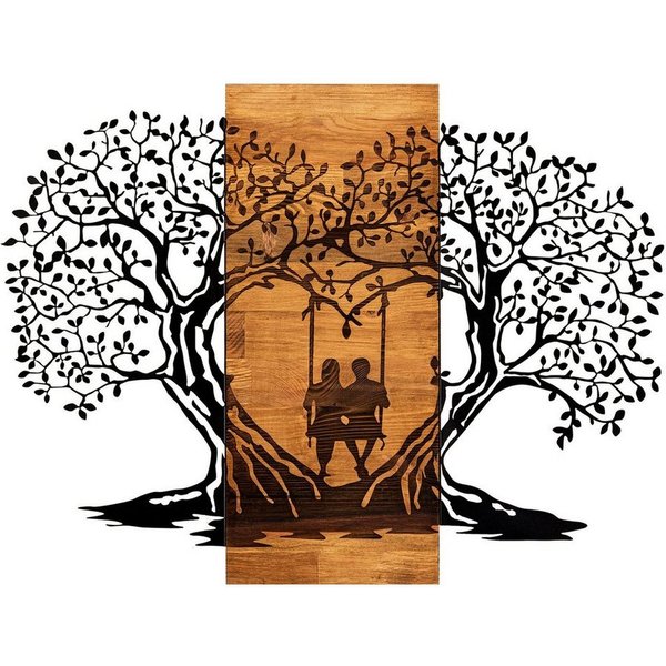 Wallity Wanddekoobjekt 100% METAL (Thickness: 1,2 mm), 76 x 58 cm Z1783 (1 St)