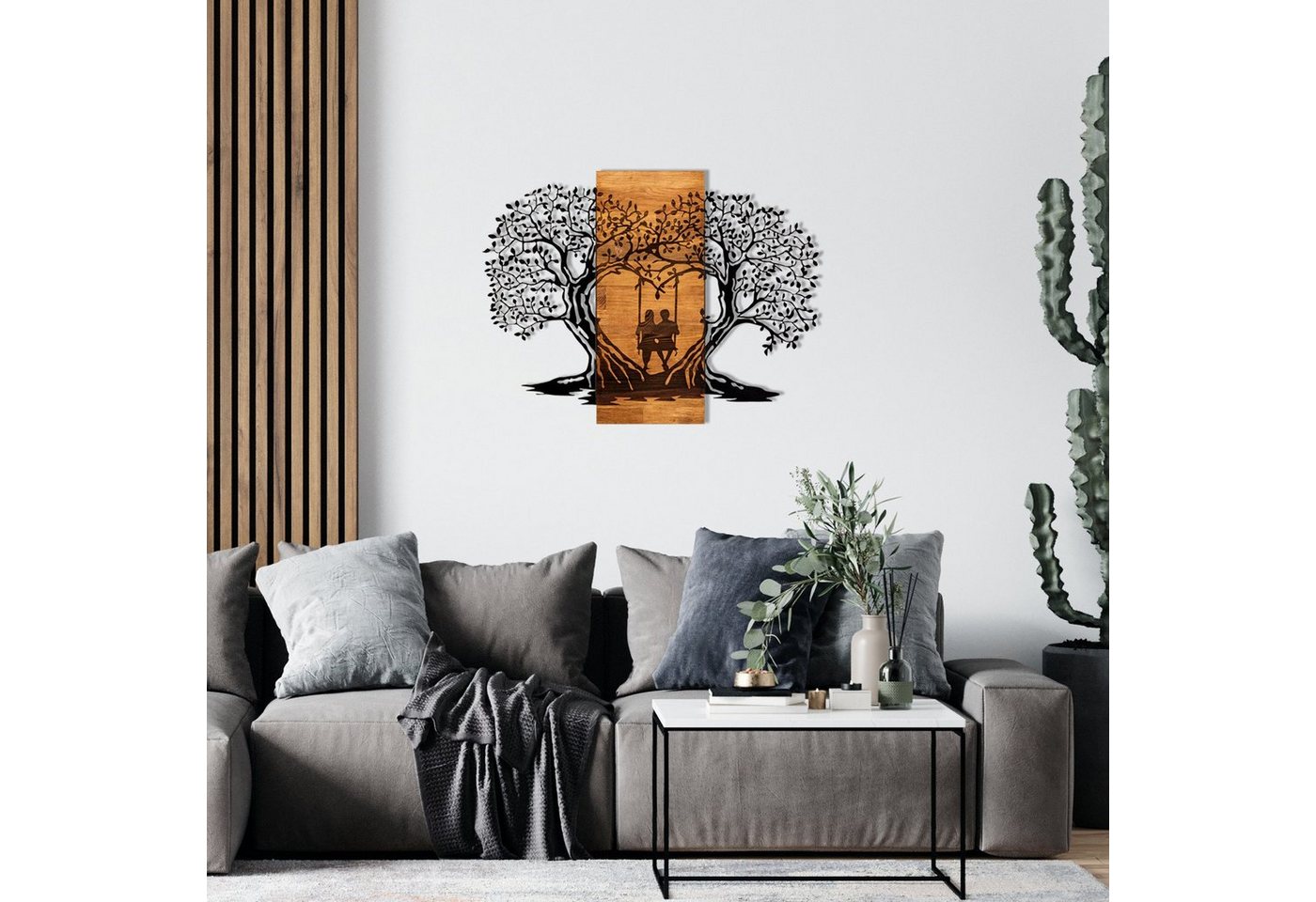 Wallity Wanddekoobjekt 100% METAL (Thickness: 1,2 mm), 76 x 58 cm Z1783 (1 St) – Bild 2 von 5