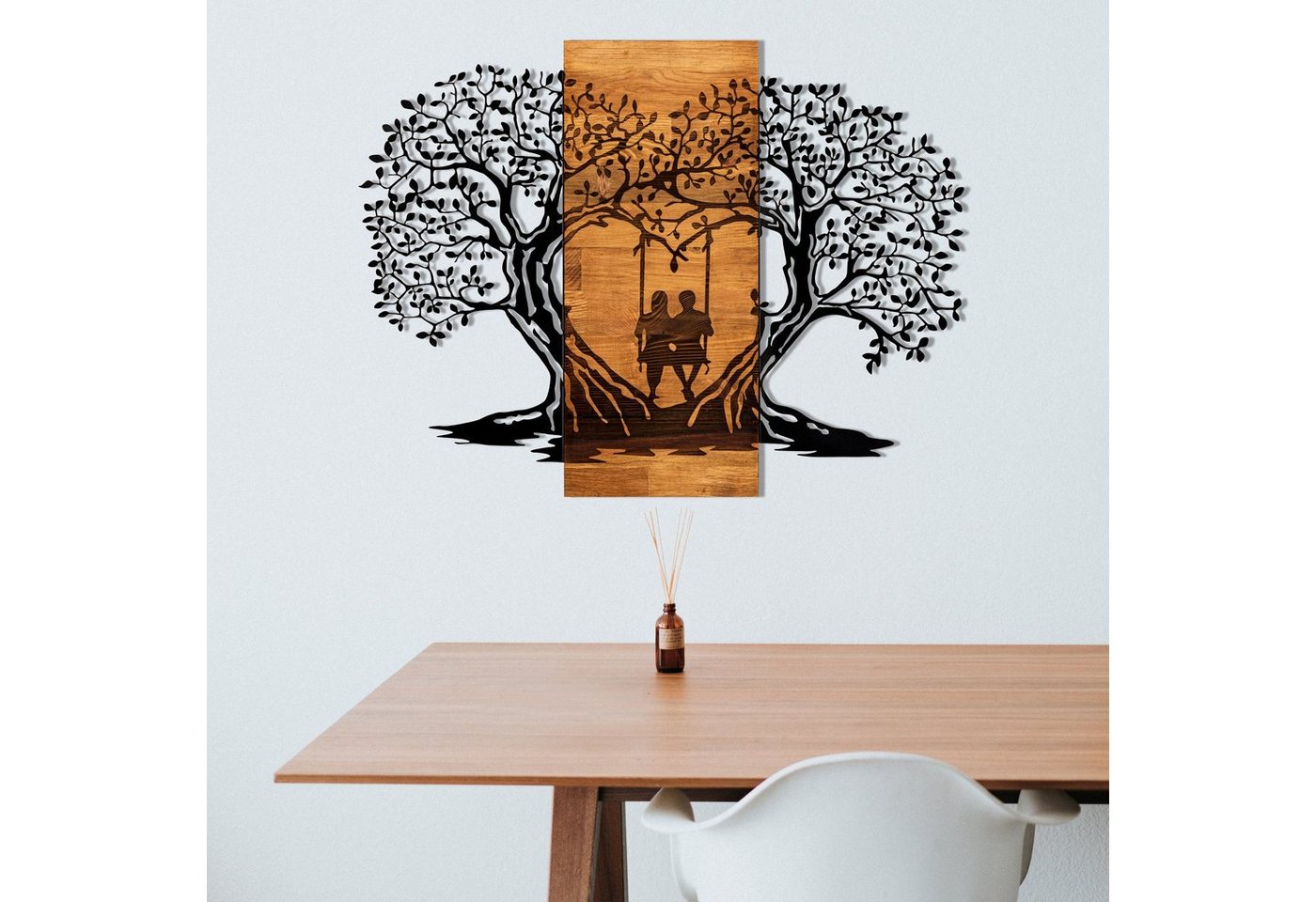 Wallity Wanddekoobjekt 100% METAL (Thickness: 1,2 mm), 76 x 58 cm Z1783 (1 St) – Bild 4 von 5