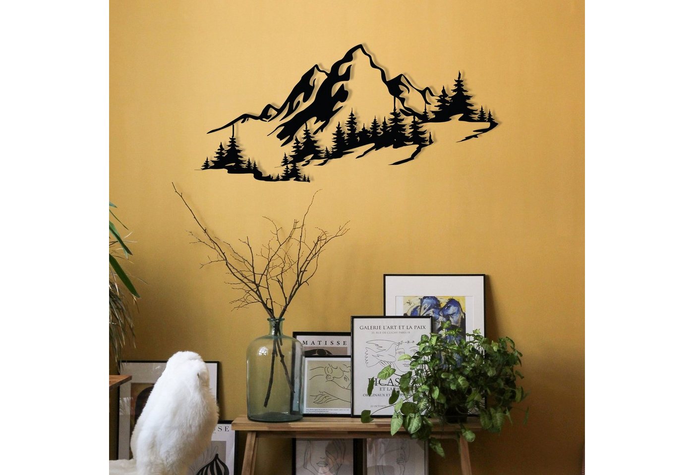 Wallity Wanddekoobjekt Natur (1 St., Walldeko), Stabile Metallkonstruktion, Einfache Wandmontage – Bild 5 von 5